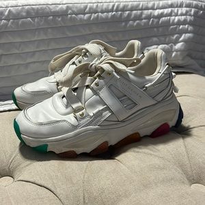 kurt geiger rainbow sole sneakers